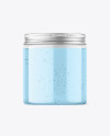 250ml Clear Cosmetic Gel Jar Mockup