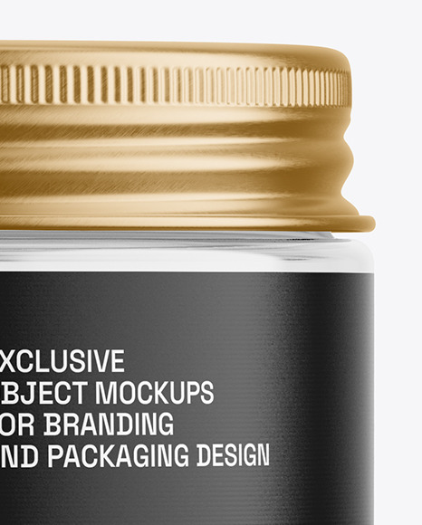 75ml Clear Cosmetic Cream Jar Mockup