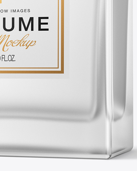 30ml Frosted Glass Perfume Bottle Mockup