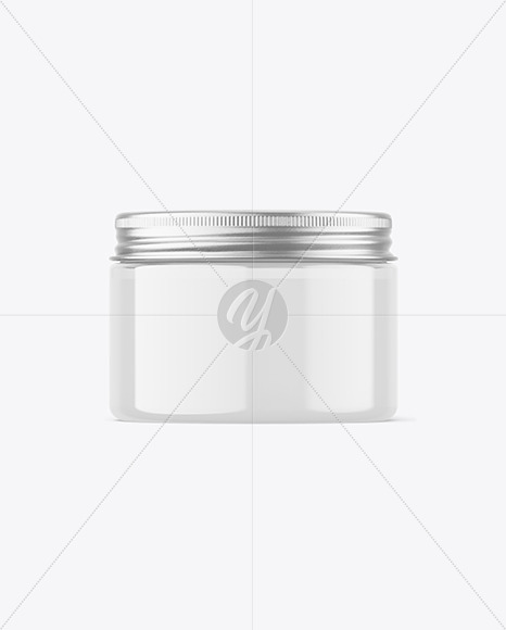 150ml Clear Cosmetic Cream Jar Mockup