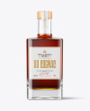 Clear Glass Cognac Bottle Mockup