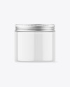 200ml Clear Cosmetic Cream Jar Mockup