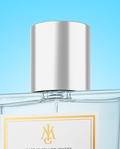 30ml Clear Glass Perfume Bottle Mockup