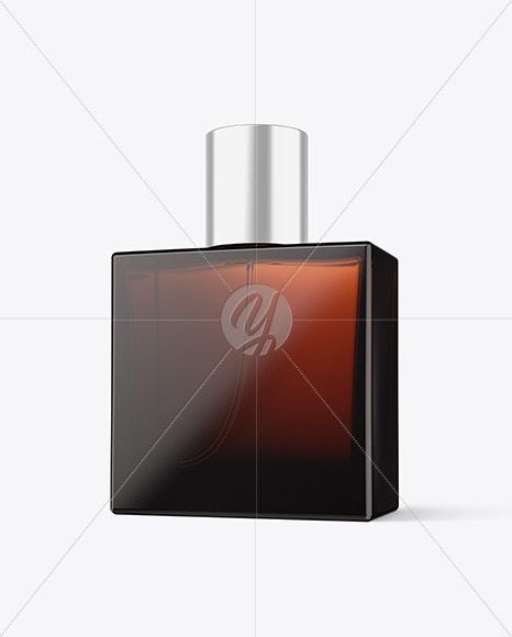 30ml Amber Glass Perfume Bottle Mockup