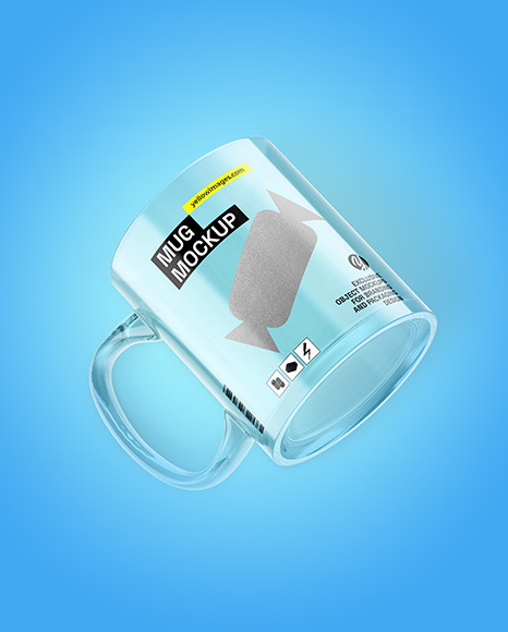 Clear Glass Mug Mockup