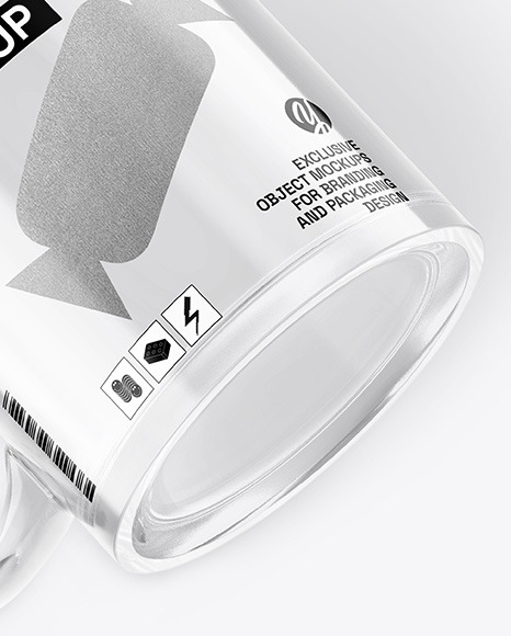 Clear Glass Mug Mockup