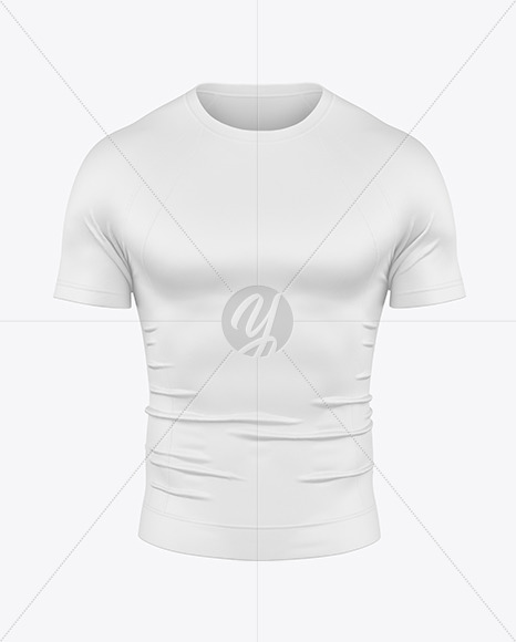 Men’s Compression T-Shirt Mockup - Front View