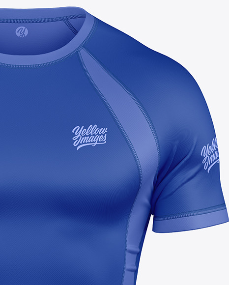 Men’s Compression T-Shirt Mockup - Front View