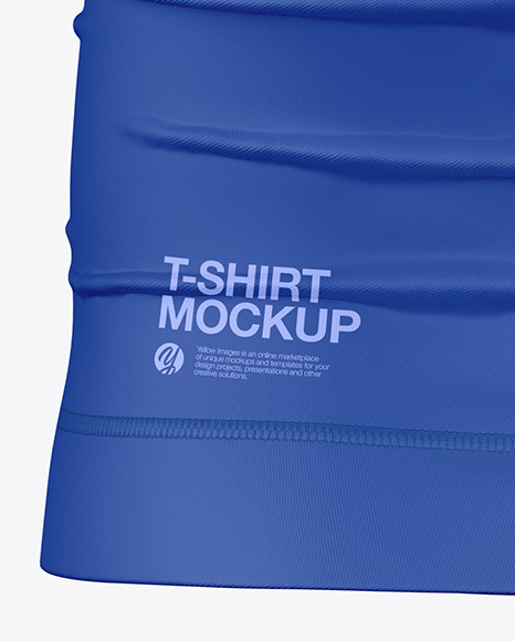 Men’s Compression T-Shirt Mockup - Back View