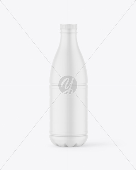 Matte Plastic Bottle Mockup