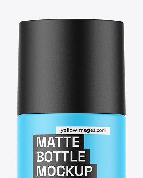 Matte Spray Bottle Mockup