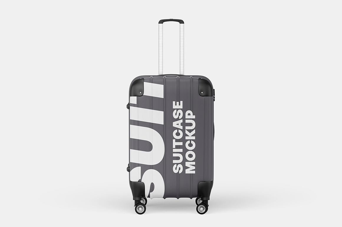Travel Suitcase Mockup Set Travel Suitcase Mockup Set