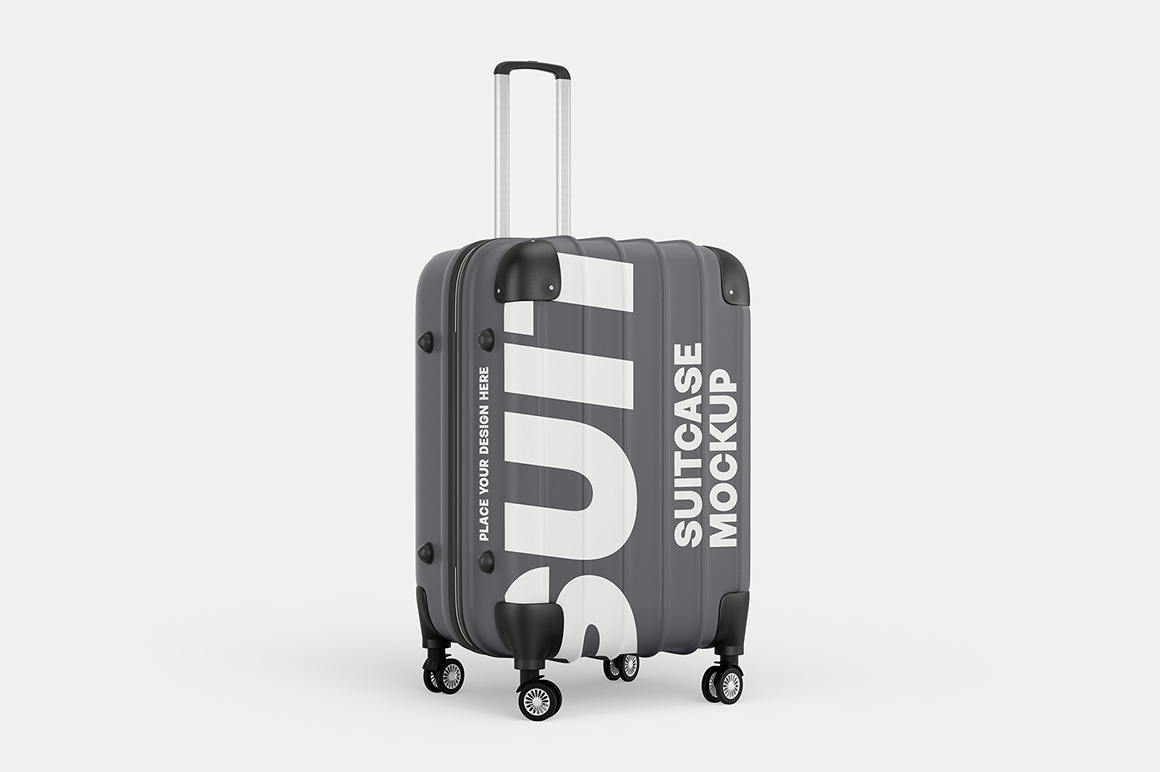 Travel Suitcase Mockup Set Travel Suitcase Mockup Set