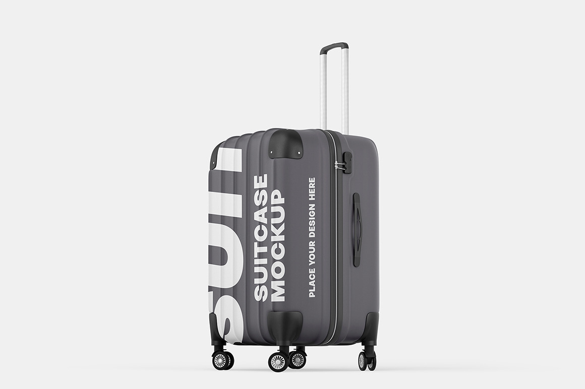 Travel Suitcase Mockup Set Travel Suitcase Mockup Set