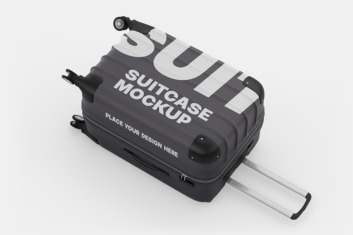 Travel Suitcase Mockup Set Travel Suitcase Mockup Set