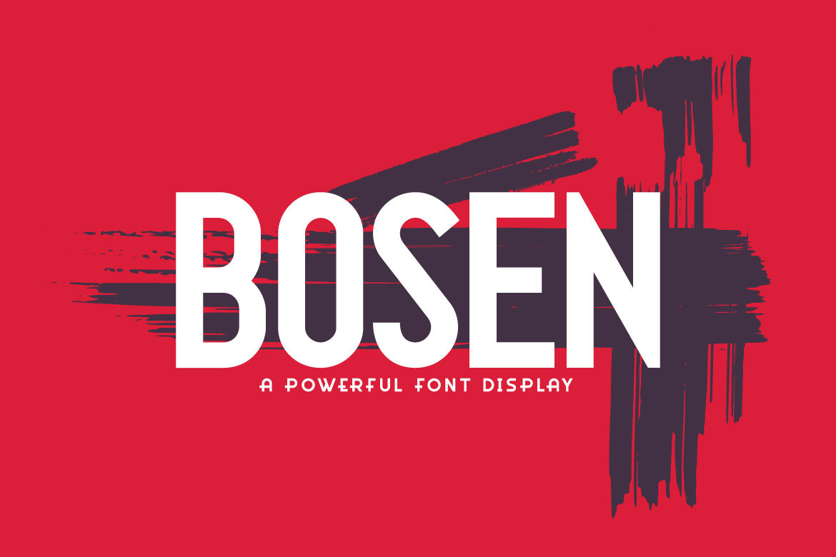 Bosen Font Bosen Font