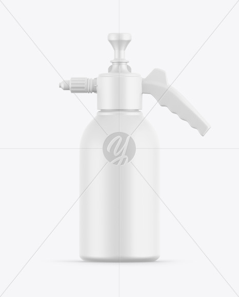 Industrial Spray Pump Bottle Mockup