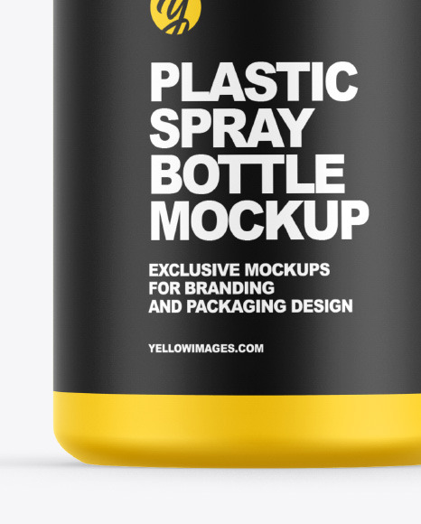 Industrial Spray Pump Bottle Mockup