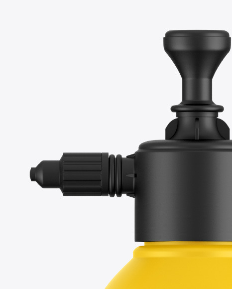 Industrial Spray Pump Bottle Mockup