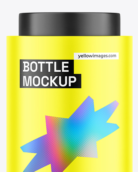 Matte Cosmetic Bottle Mockup Matte Cosmetic Bottle Mockup