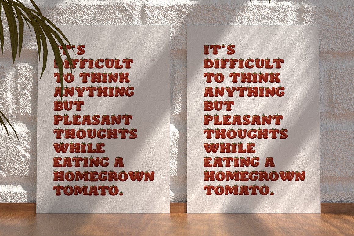 Tomato Font Tomato Font