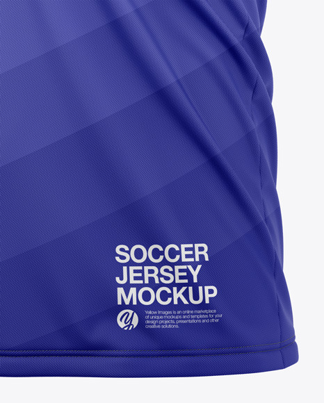 V-Neck Football T-Shirt Mockup
