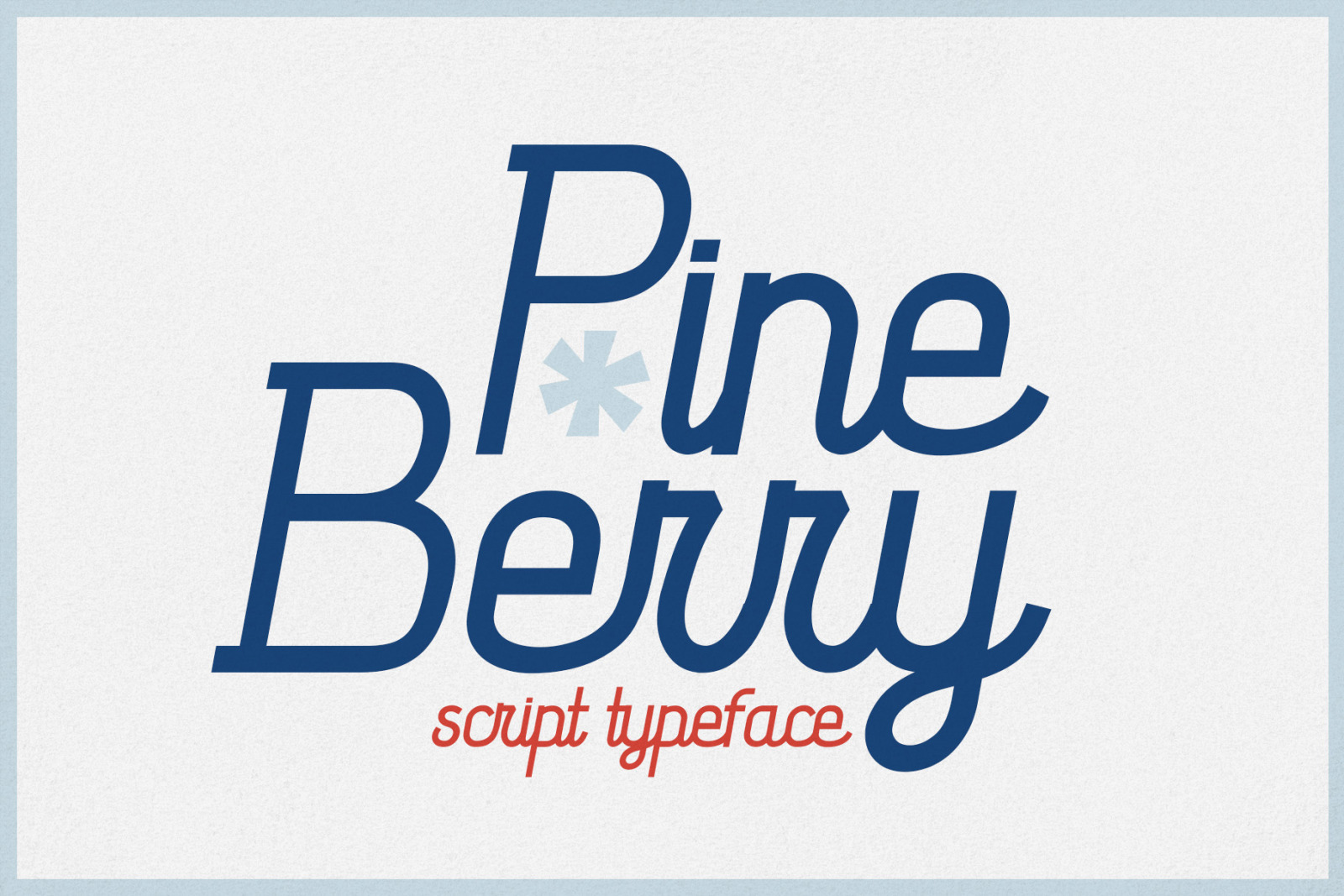 Pineberry - Script Typeface Pineberry - Script Typeface