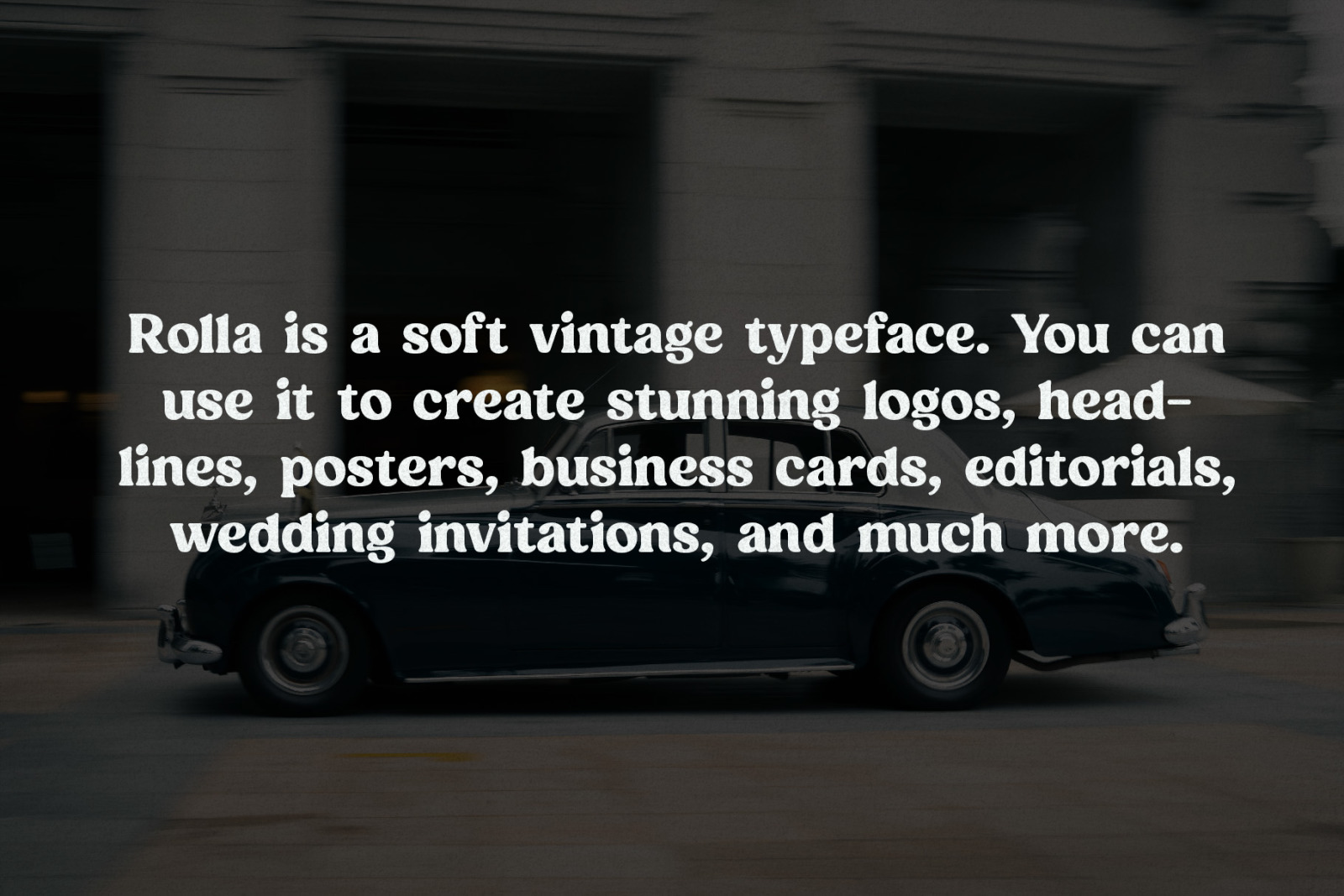 Rolla - Soft Vintage Typeface