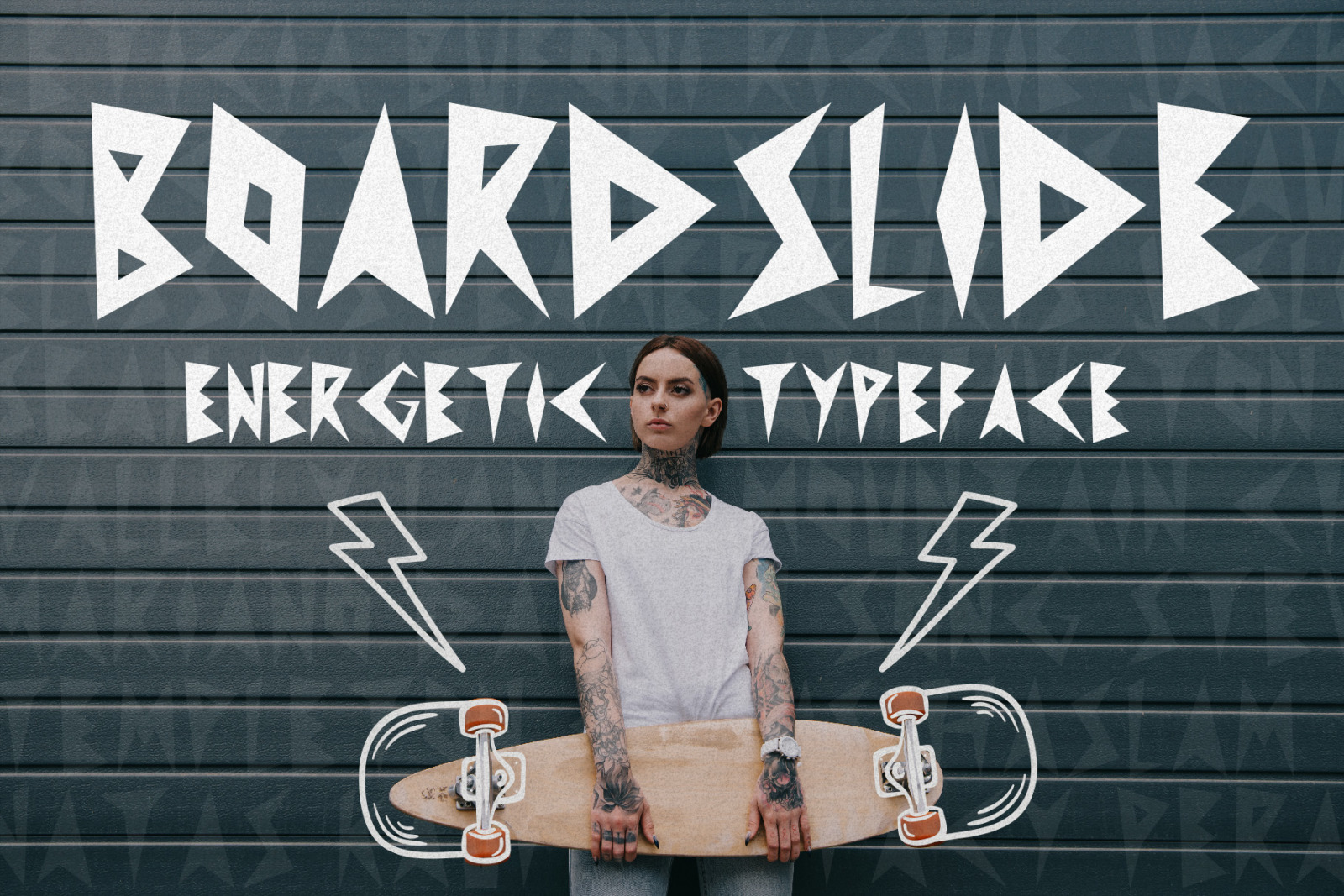 Boardslide - Energetic Typeface