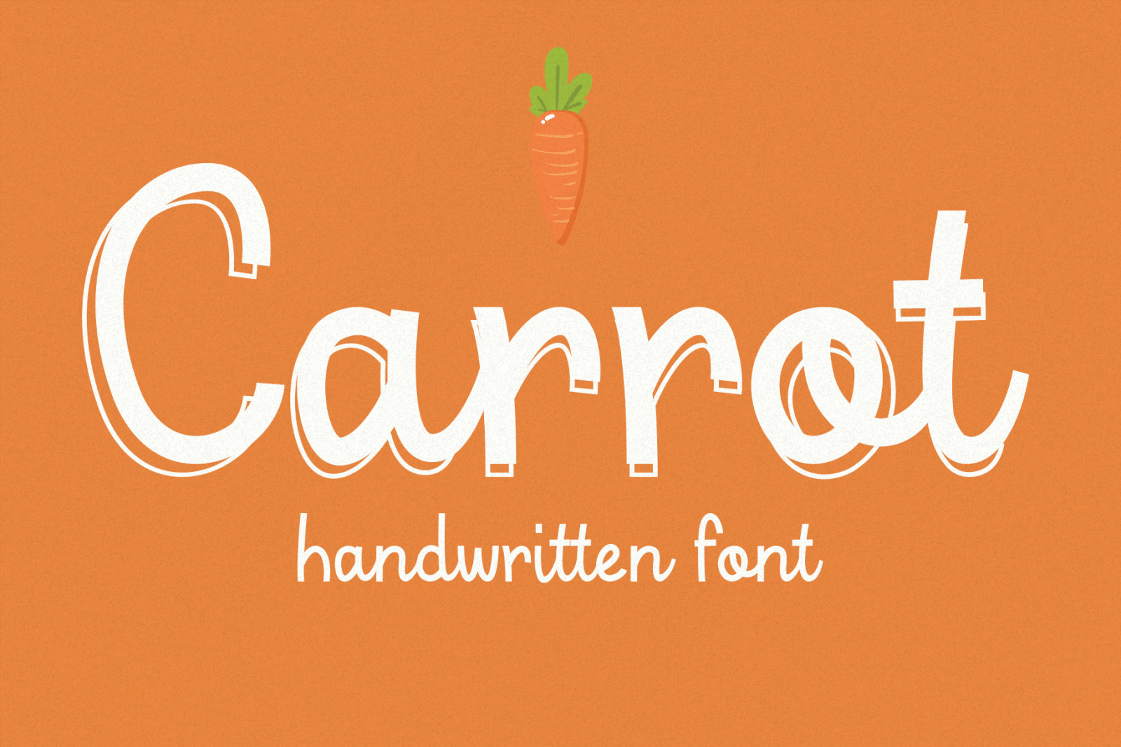 Carrot - Handwritten Font Carrot - Handwritten Font