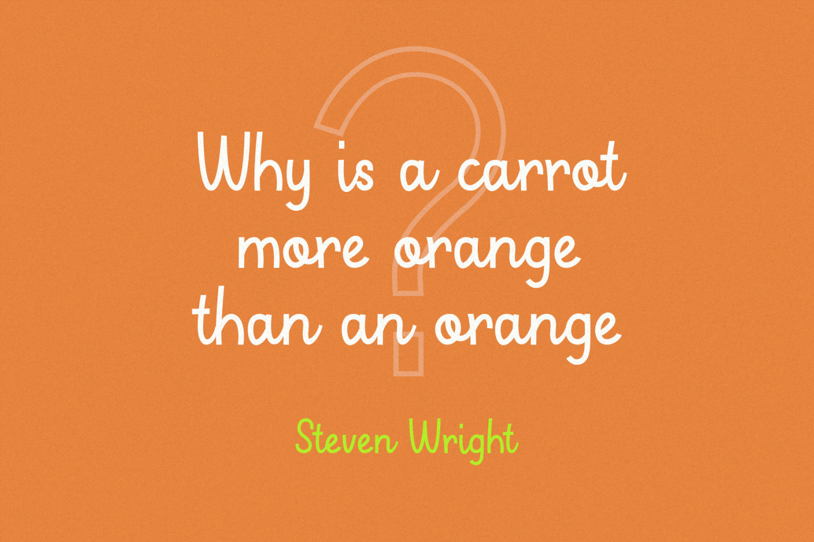 Carrot - Handwritten Font Carrot - Handwritten Font