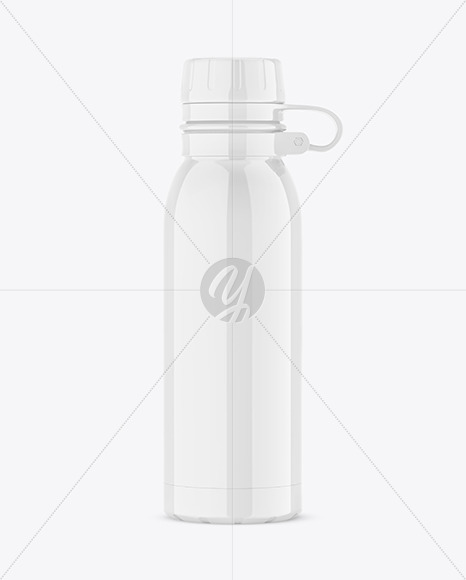 Glossy Sport Bottle Mockup