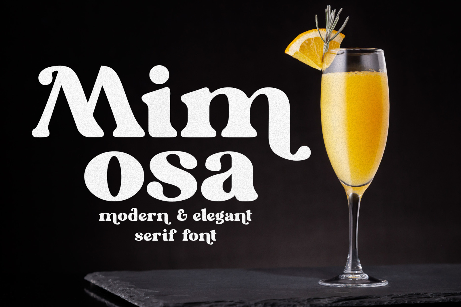 Mimosa - Modern Retro Typeface