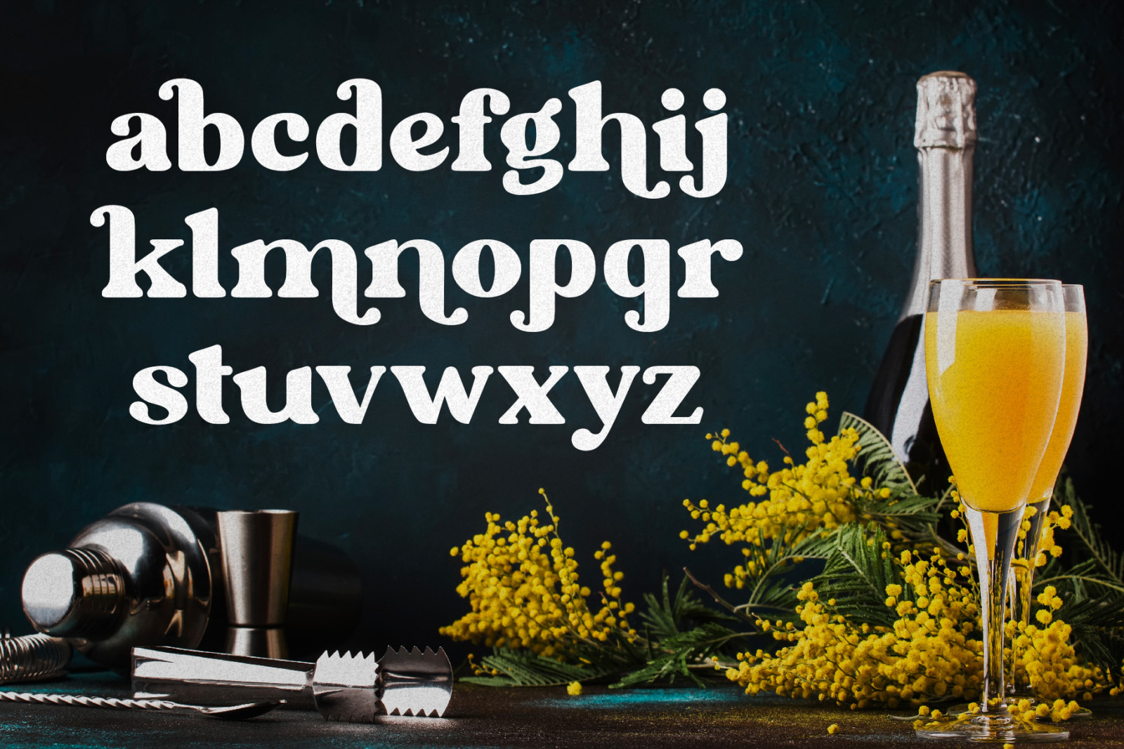 Mimosa - Modern Retro Typeface