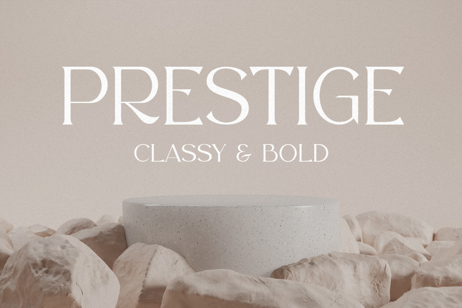 Prestige - Classy Serif Typeface Prestige - Classy Serif Typeface