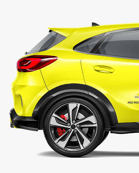 Crossover SUV Mockup - Side View