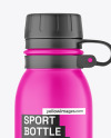 Matte Sport Bottle Mockup