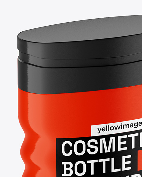 Glossy Cosmetic Bottle Mockup Glossy Cosmetic Bottle Mockup