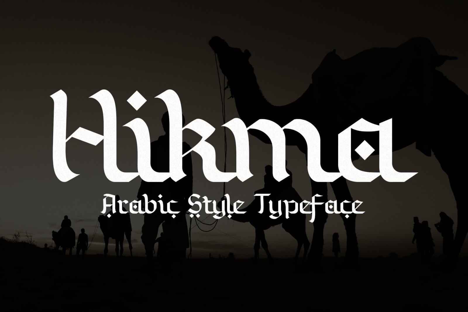 Hikma - Arabic Style Typeface Hikma - Arabic Style Typeface