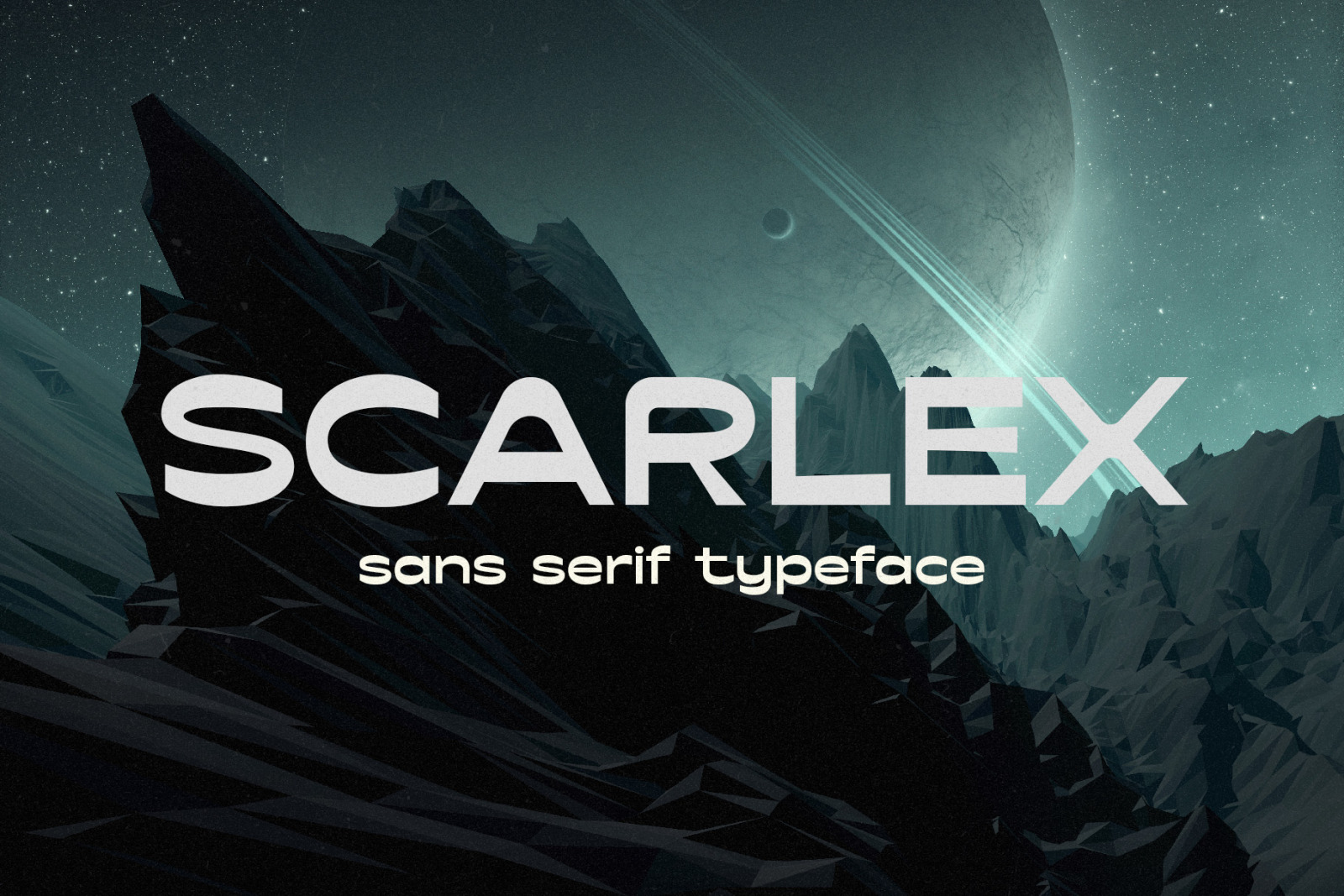 Scarlex - Retro Space Typeface Scarlex - Retro Space Typeface