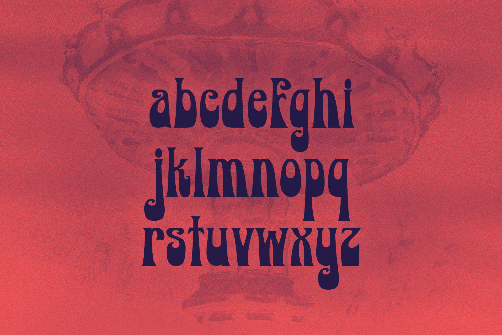 Wonderland - Psychedelic Typeface Wonderland - Psychedelic Typeface