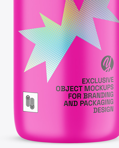 Matte Sport Bottle Mockup