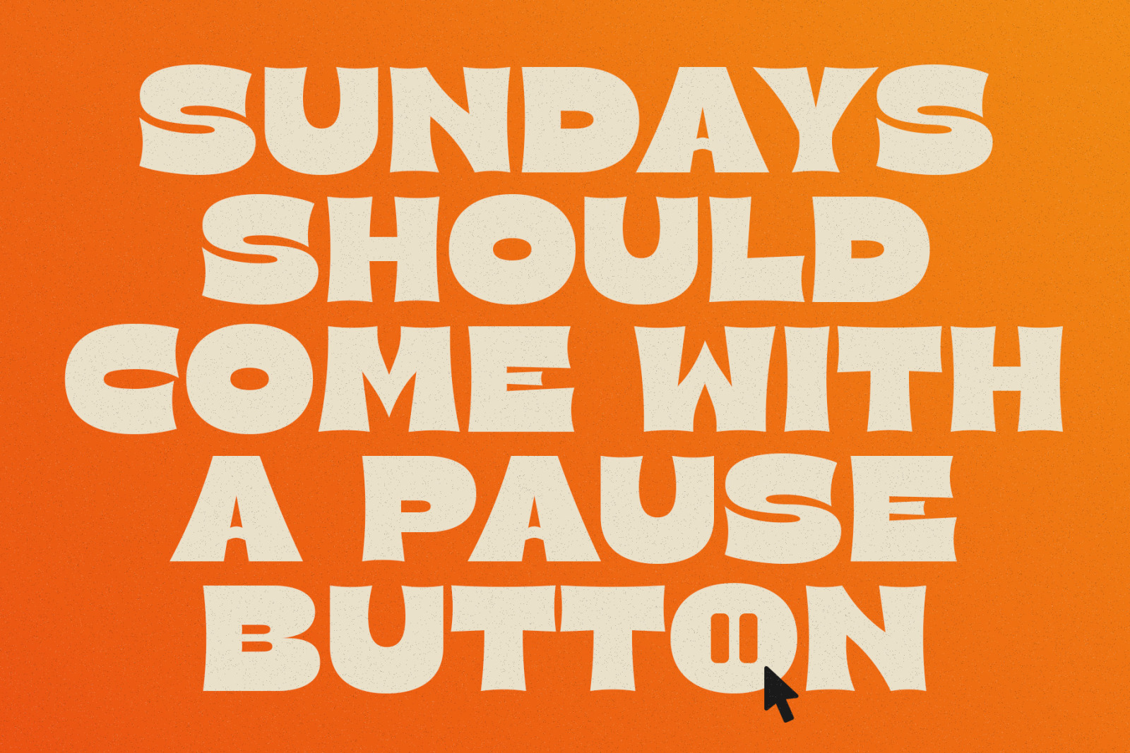 Sunday - Bold & Beautiful Sunday - Bold & Beautiful