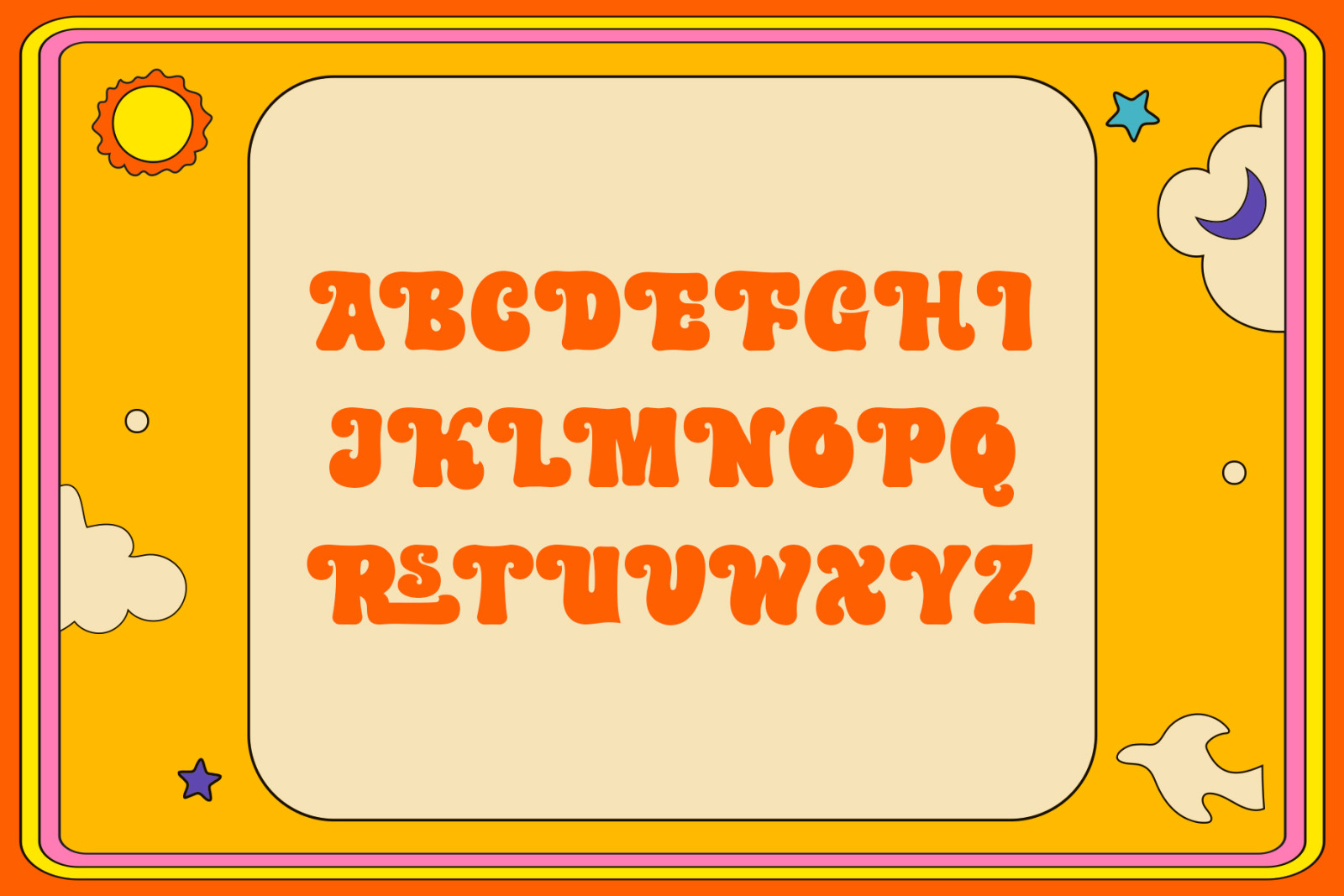 Kool Beans - Groovy Display Typeface Kool Beans - Groovy Display Typeface