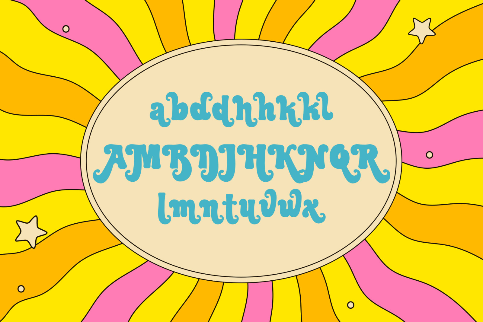 Kool Beans - Groovy Display Typeface Kool Beans - Groovy Display Typeface