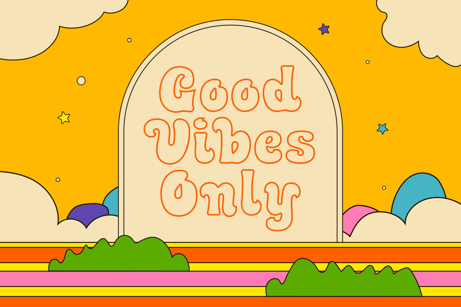 Kool Beans - Groovy Display Typeface