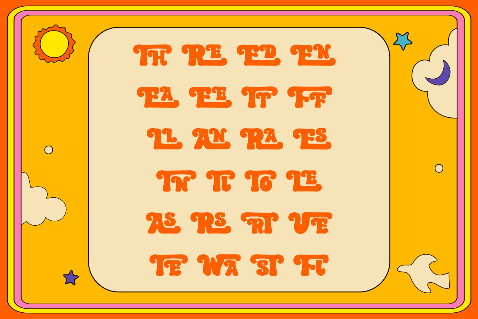 Kool Beans - Groovy Display Typeface Kool Beans - Groovy Display Typeface