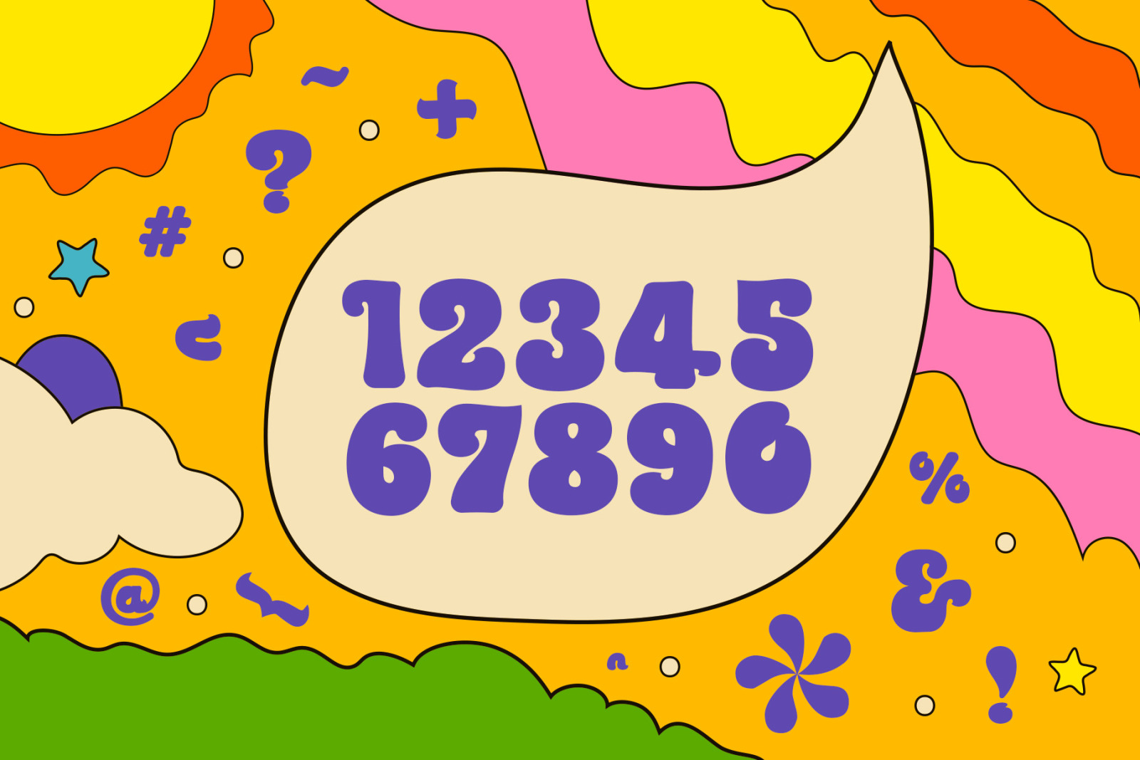 Kool Beans - Groovy Display Typeface Kool Beans - Groovy Display Typeface