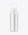 Metallic Sport Bottle Mockup