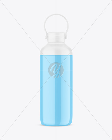 Clear Sport Bottle Mockup